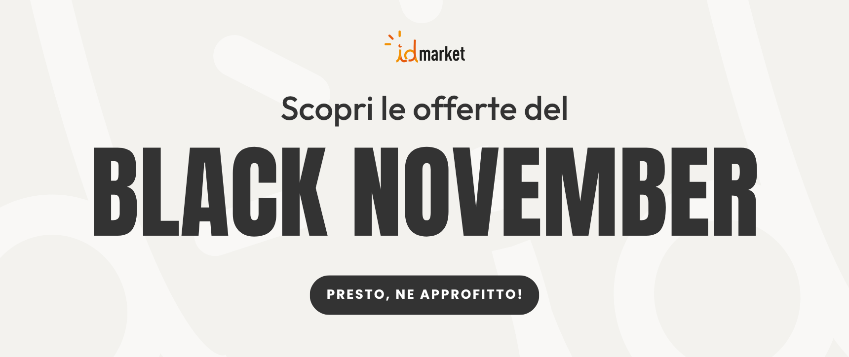 Novembre nero - Offerte eccezionali su tutti i nostri prodotti!