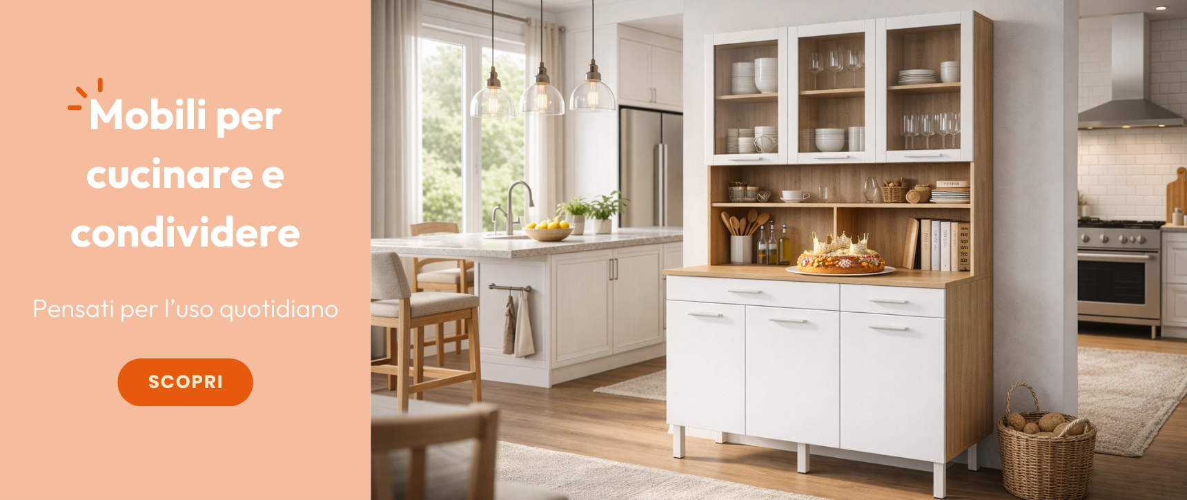 Mobili da cucina e mobili funzionali