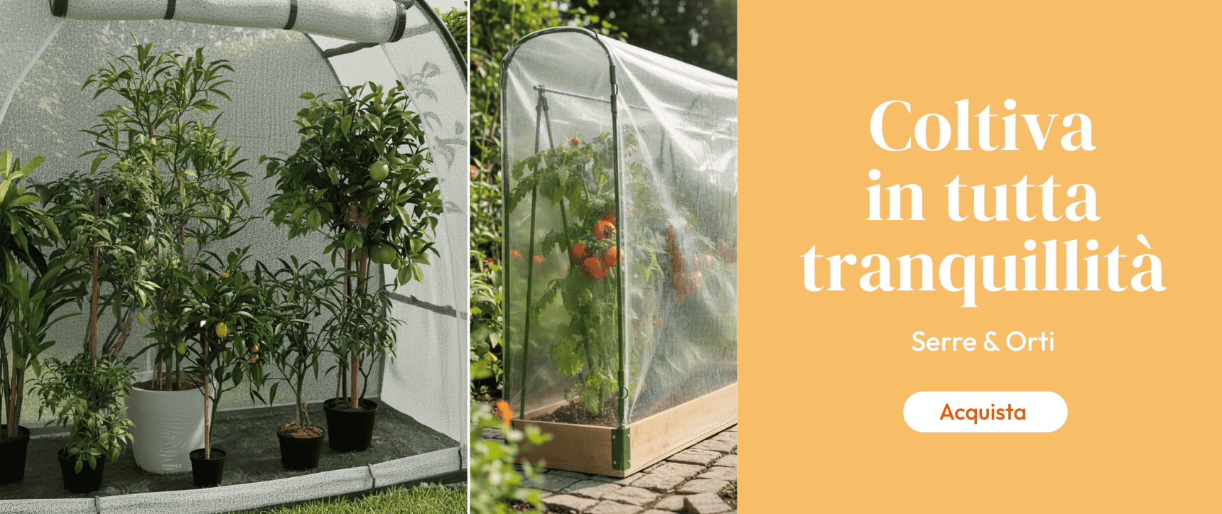 Selezione di serre e orti