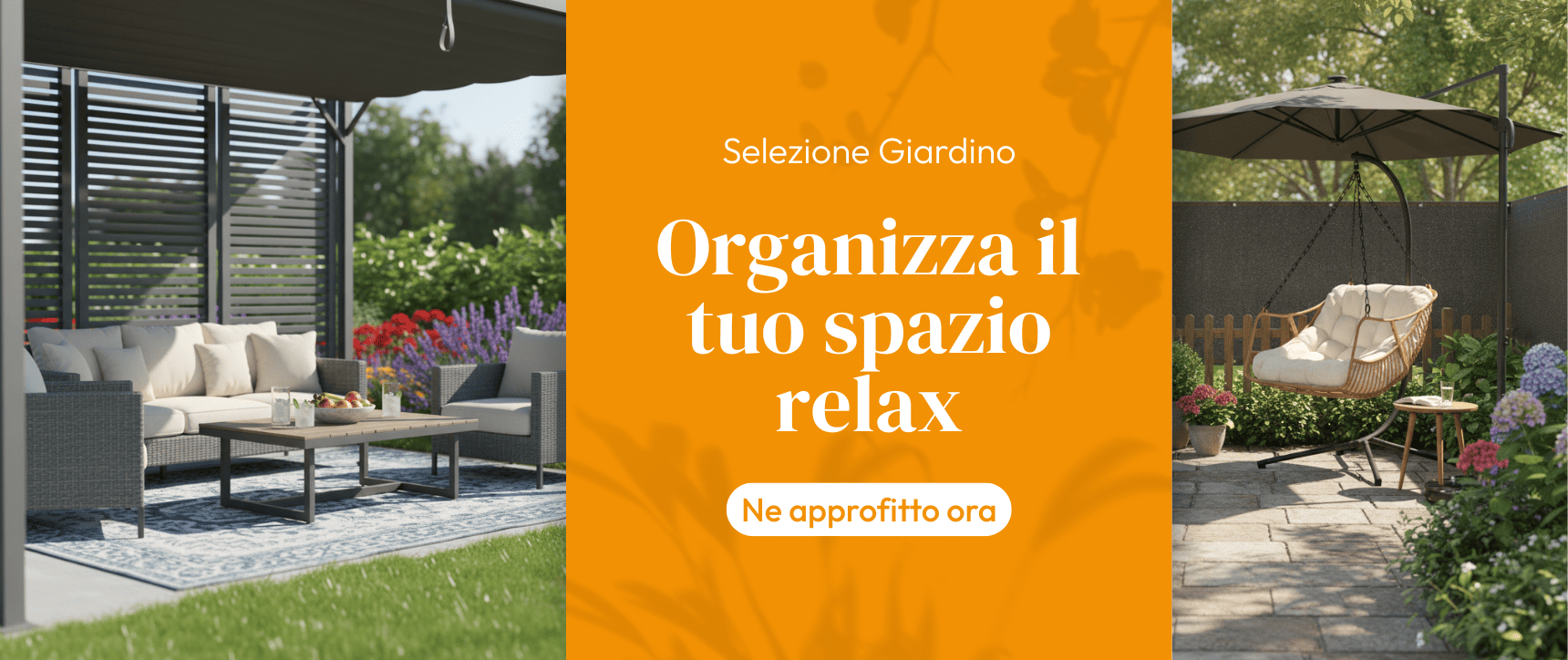 Area relax in giardino