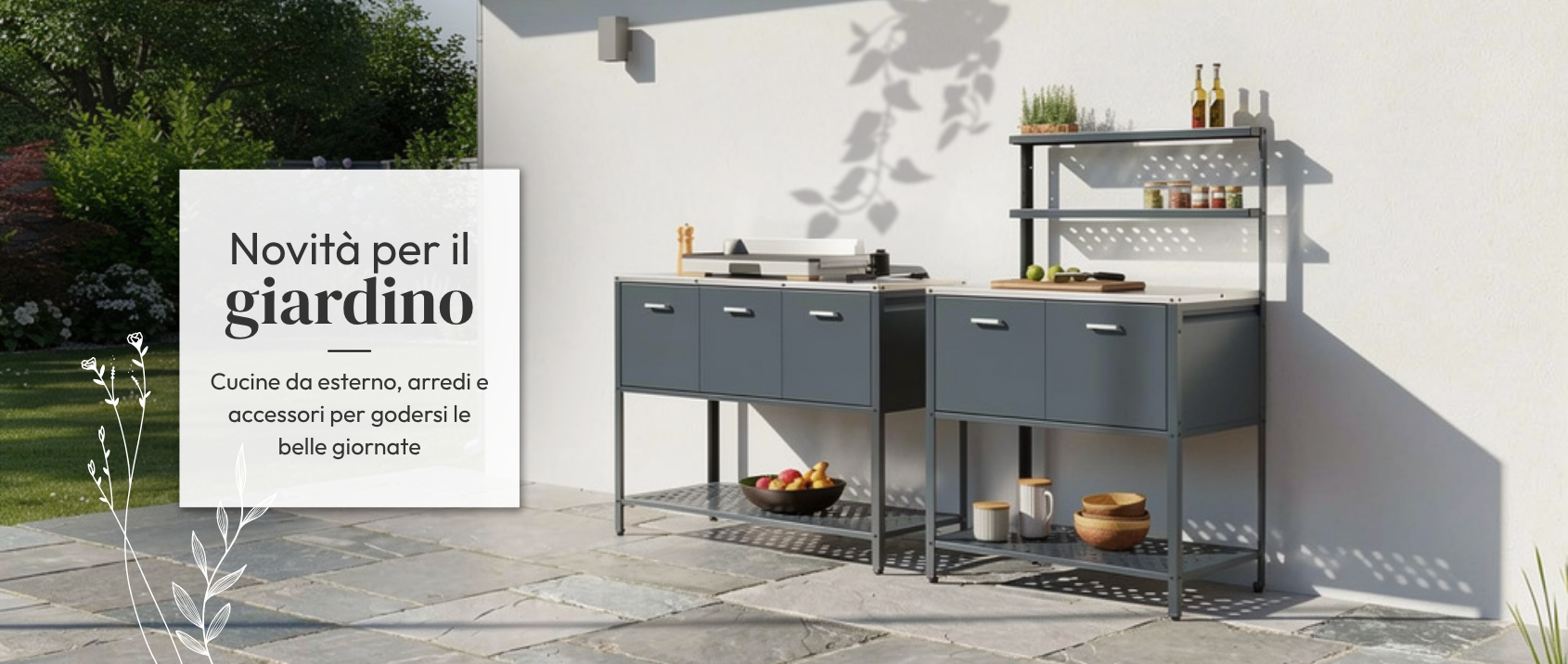 Una selezione di mobili lounge per arredare con stile il vostro spazio esterno